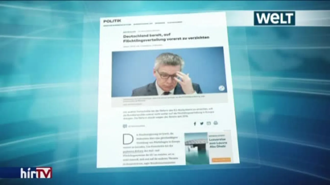 A németek készek lemondani a menekültek elosztásáról