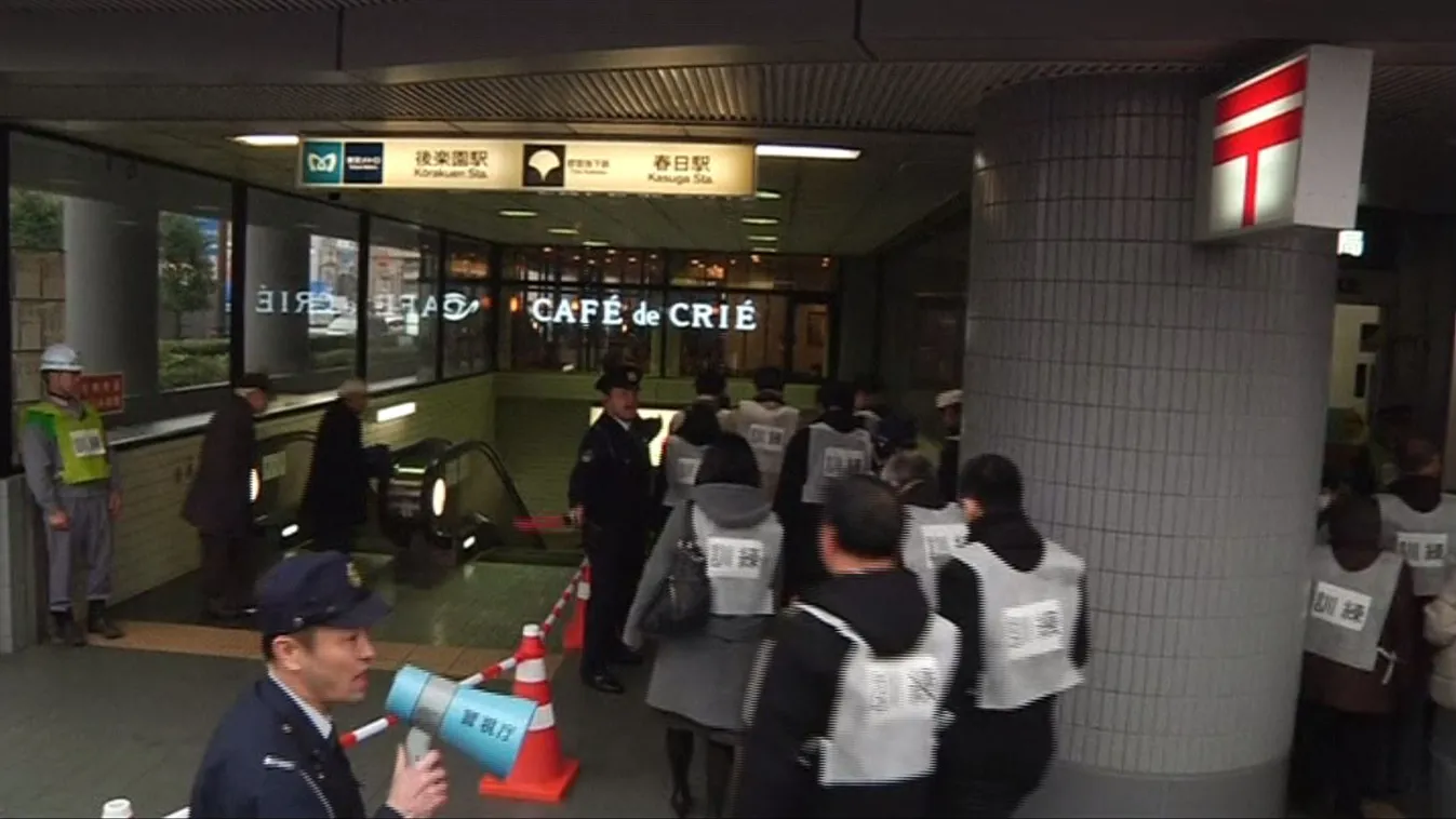 Kimenekítési gyakorlatot tartottak Tokióban