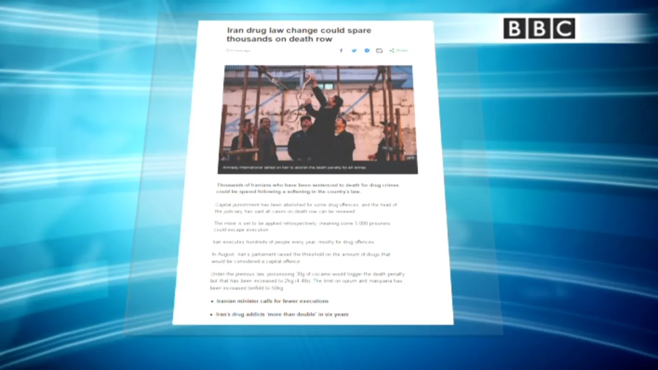 Ezrek úszhatják meg a kivégzést a lazább drogtörvények miatt