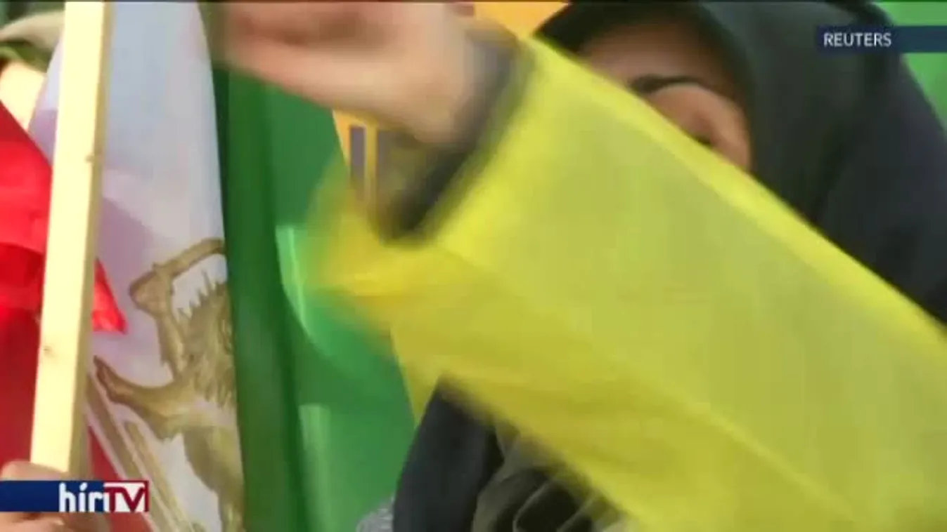 Száműzött iráni ellenzékiek tüntettek Európa-szerte