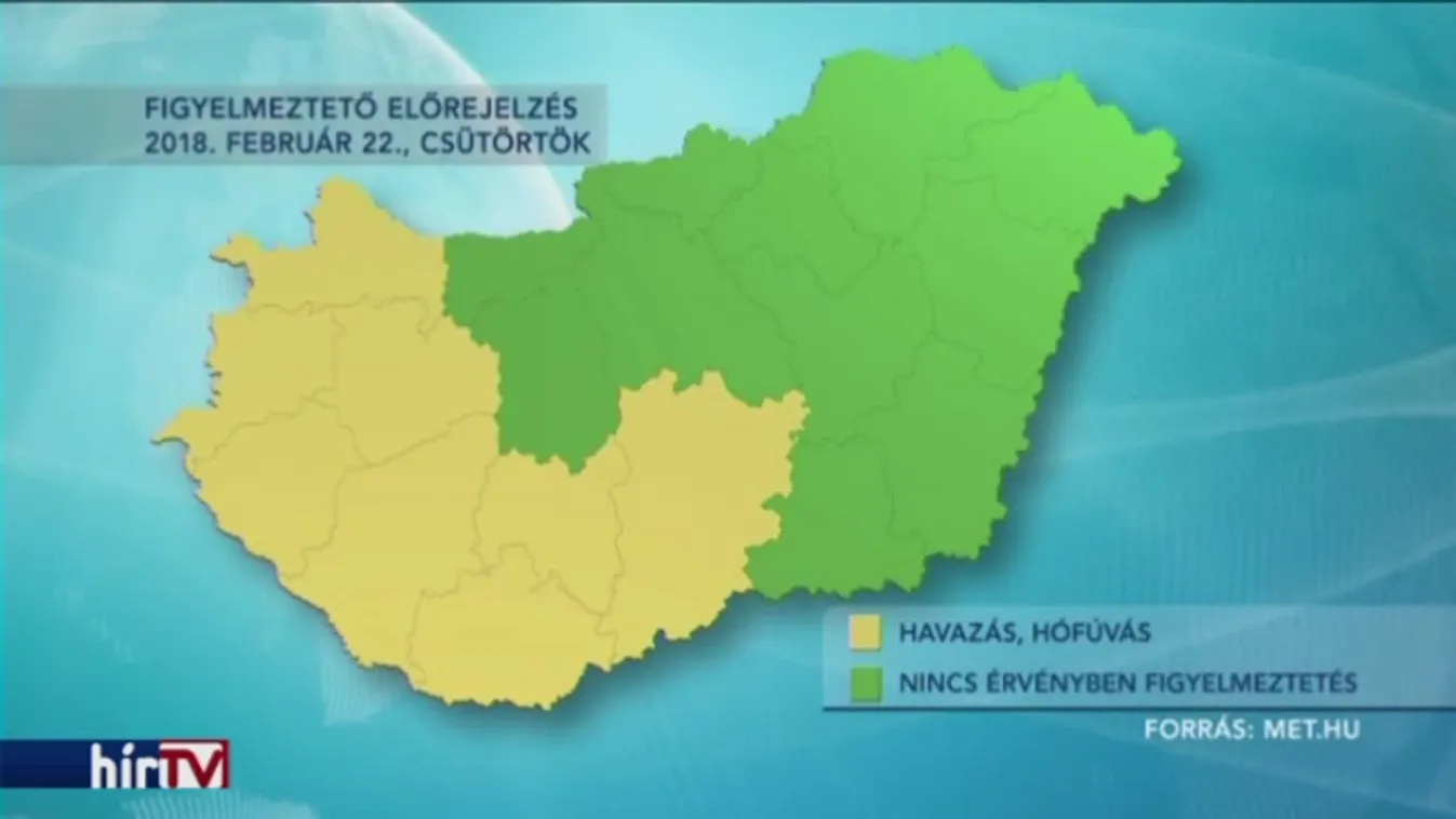 Hófúvásra figyelmeztet a Magyar Közút