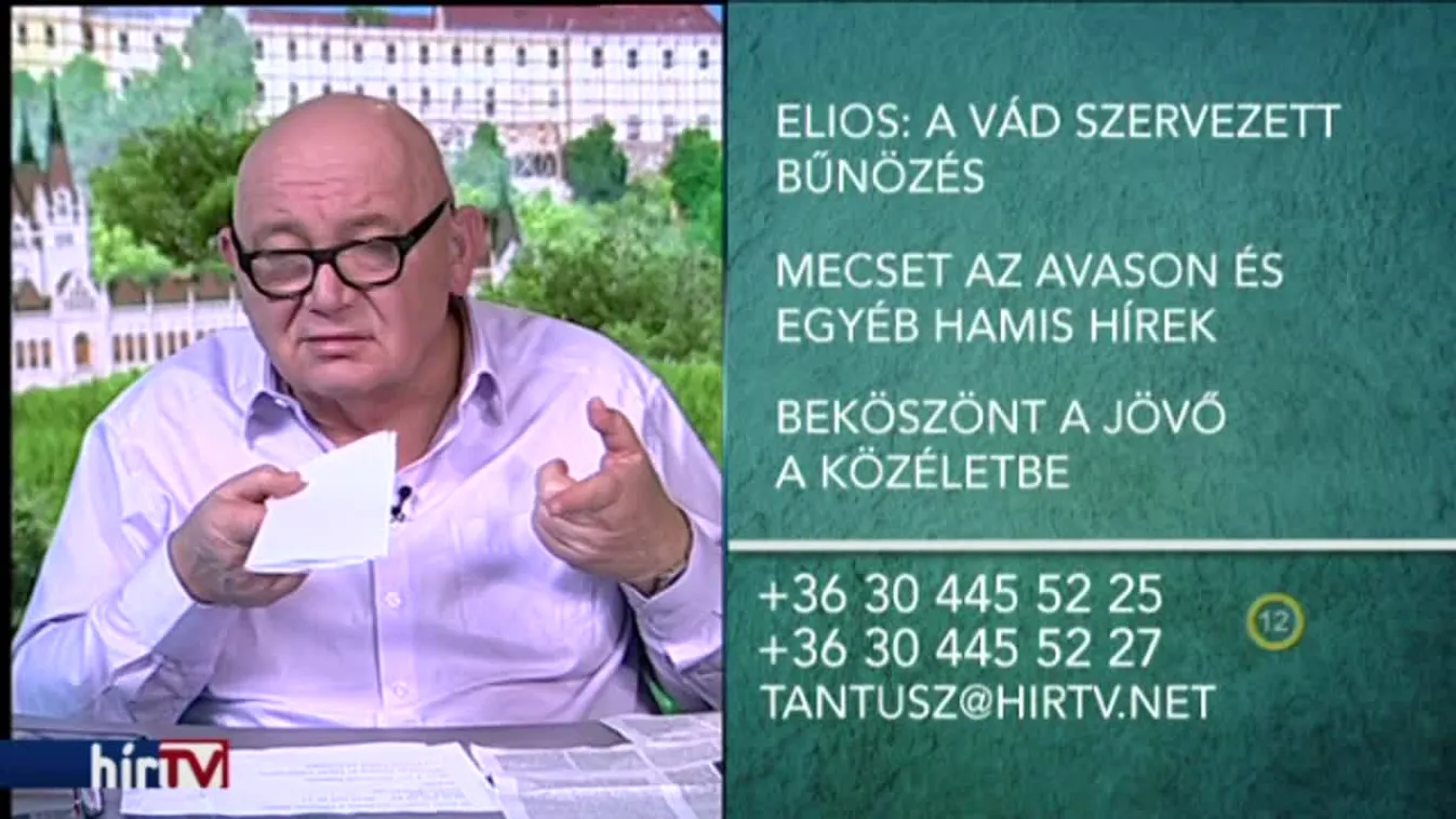 Tantusz - Elios: a vád szervezett bűnözés