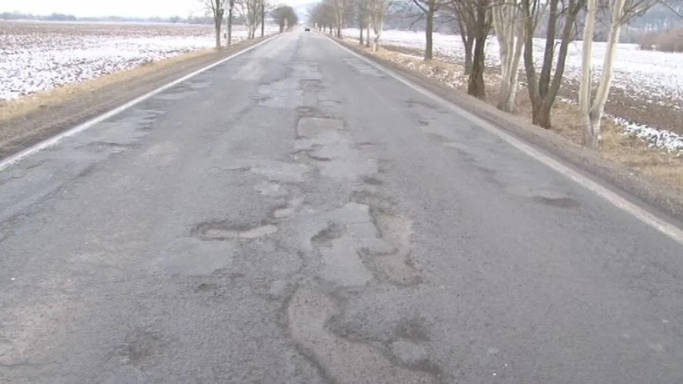 Szinte járhatatlan a 26-os főút Borsod megyében