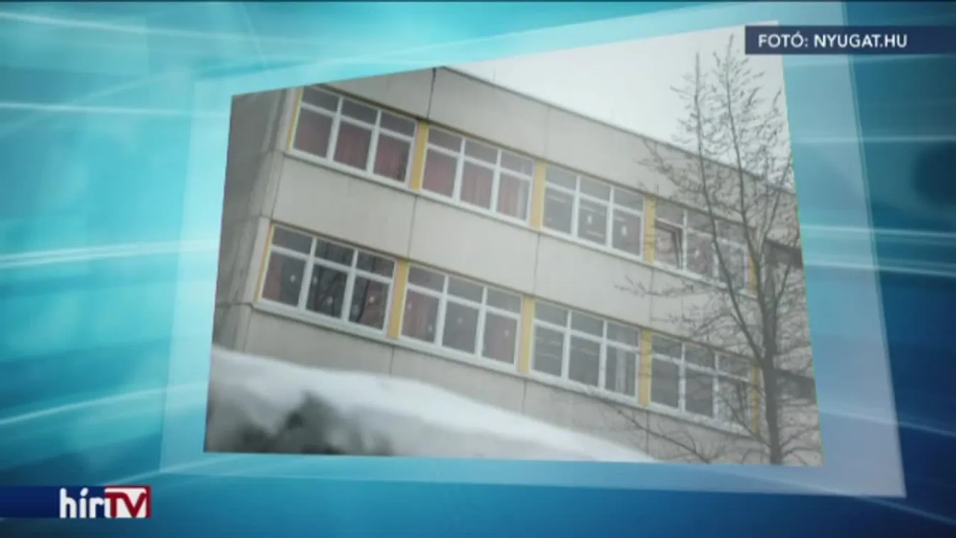 Nagykabátban ültek az iskolában a diákok