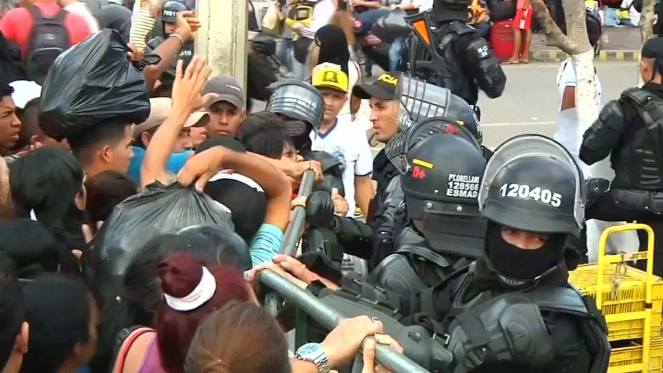 Menekülthullám indult meg Kolumbiába Venezuela felől