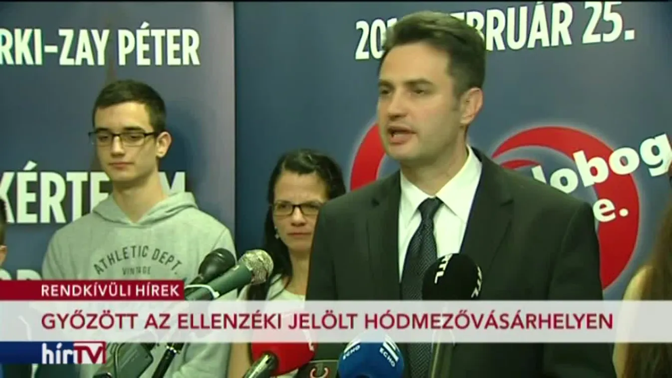 Márki-Zay Péter győzelmi beszéde a hódmezővásárhelyi időközi polgármester-választás után