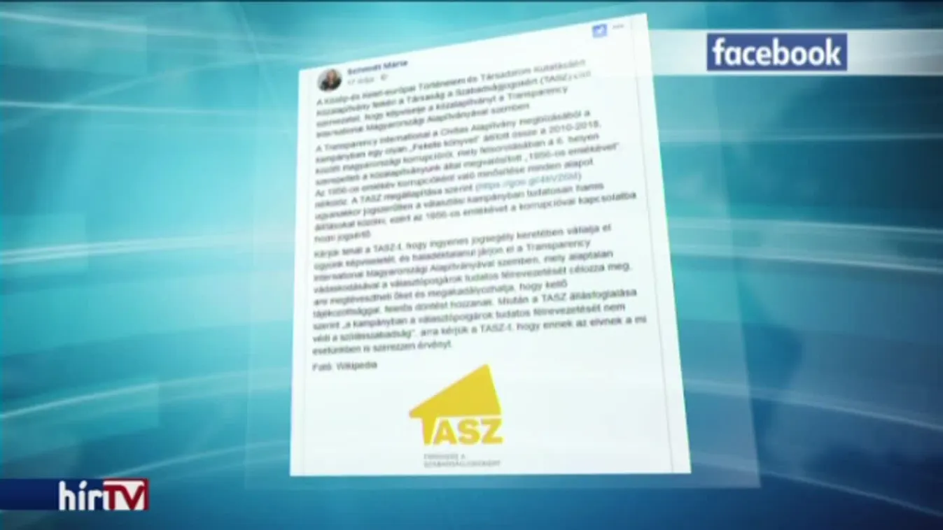 Nem segít a TASZ Schmidt Máriának