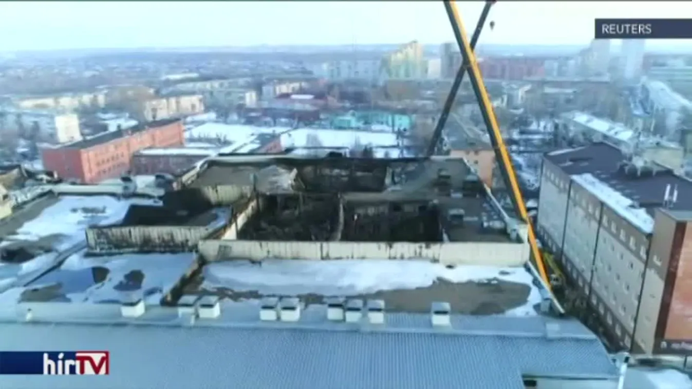 Putyin: Hanyagság miatt égett le az üzletközpont