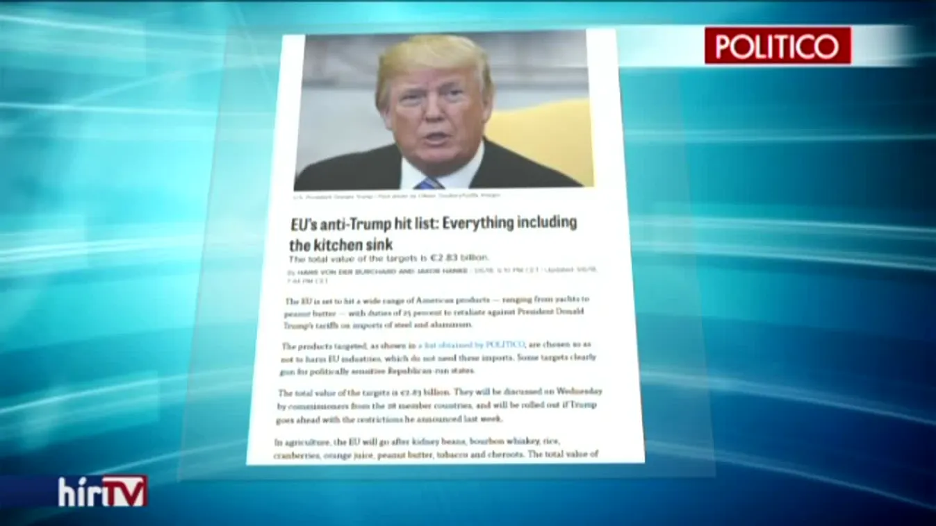 Komoly retorziók érik Amerikát az unió részéről