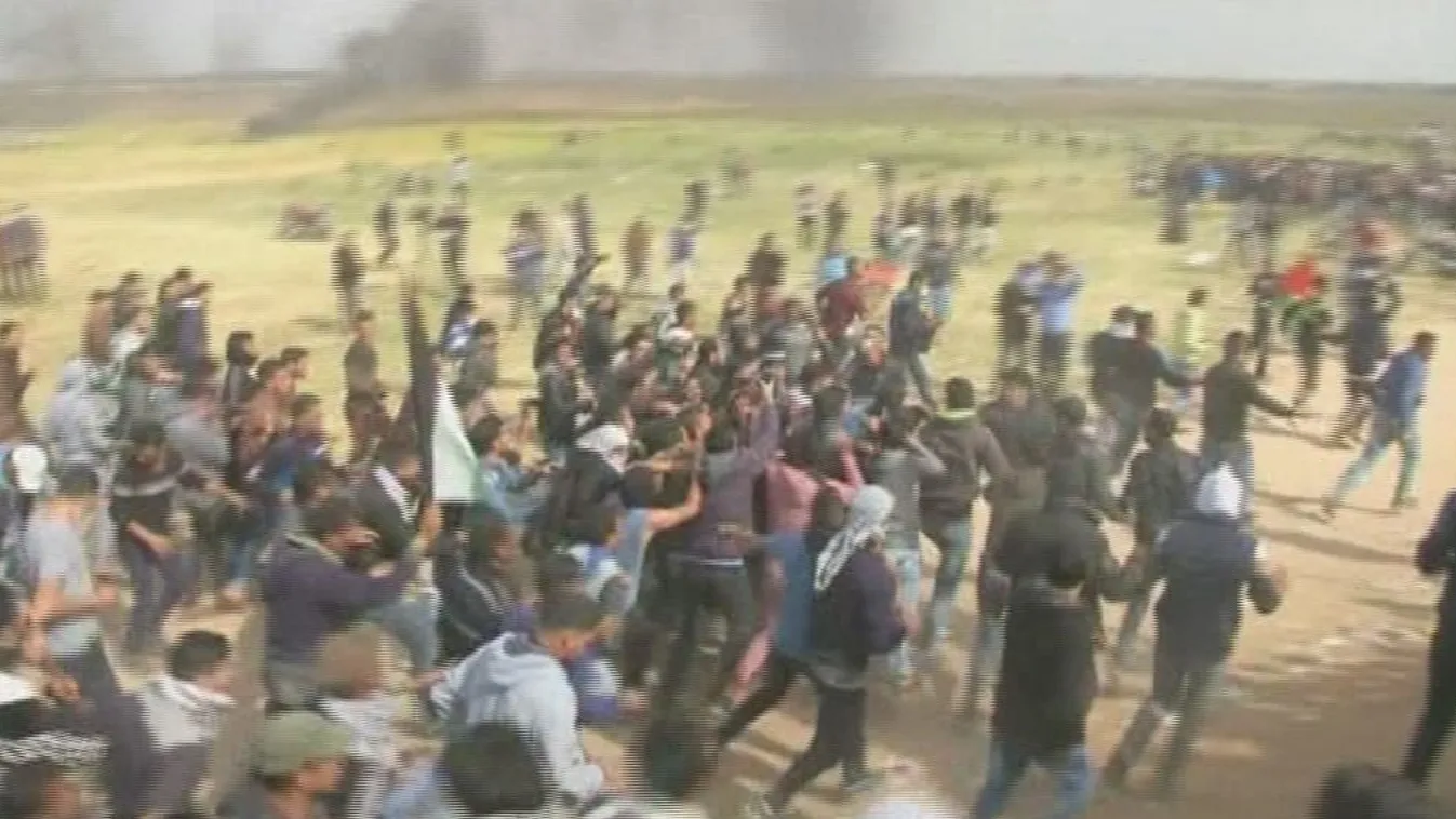 Több palesztin is meghalt a Gázai övezet határán zajló tüntetésben