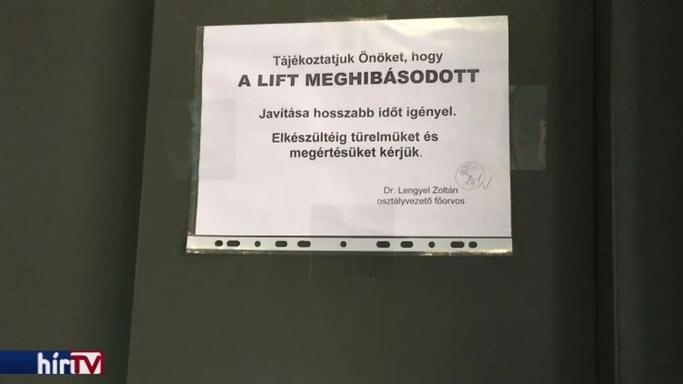 „Szörnyűek a kórházban az állapotok”