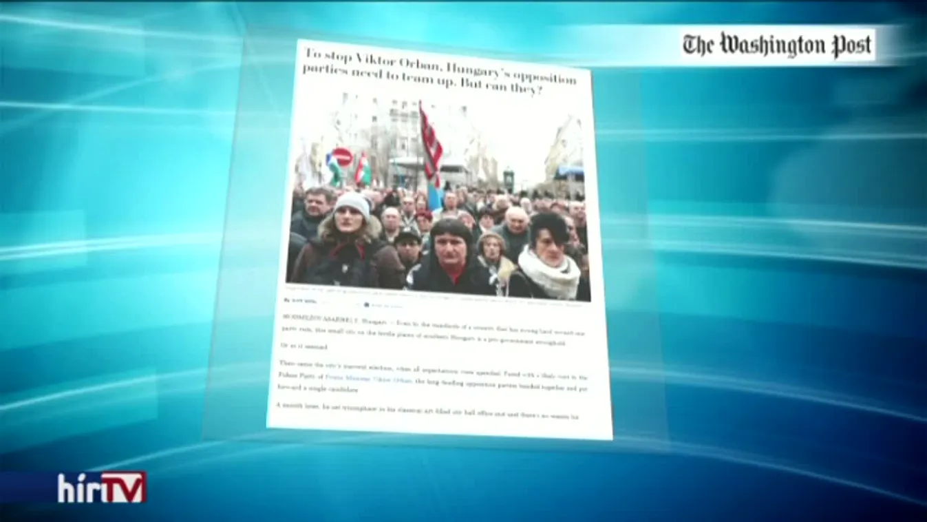 Washington Post: Csak összefogással lehet megállítani Orbánt