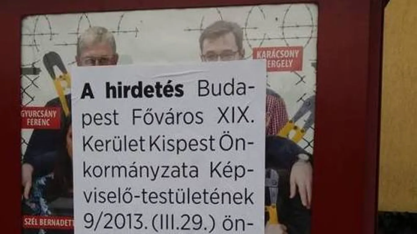 Száműzik a Soros-plakátokat Kispestről