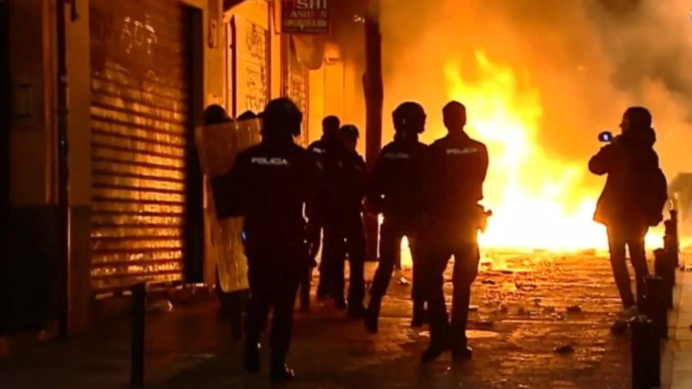 Zavargások törtek ki Madridban egy bevándorló halála miatt