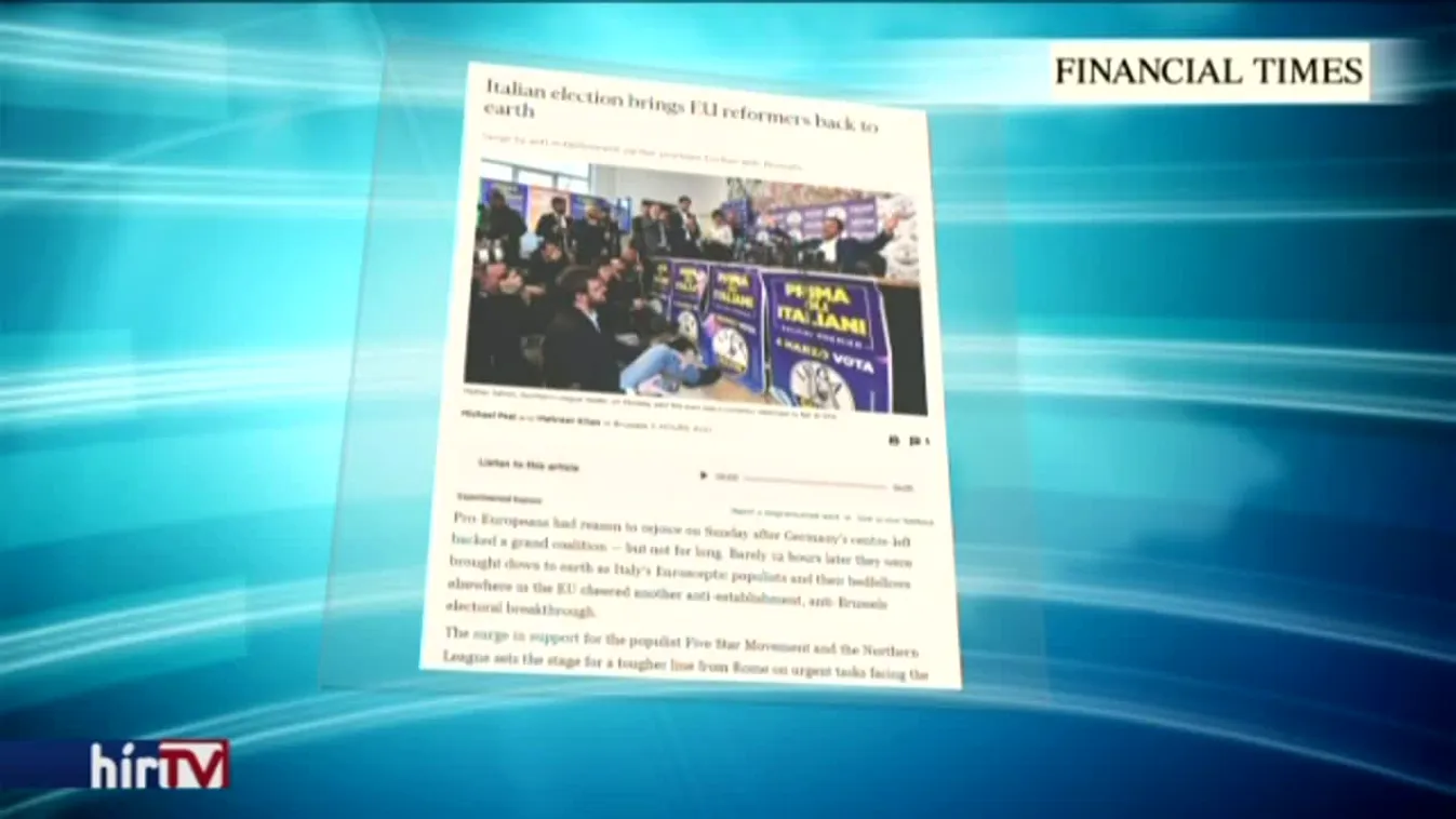 Az olasz választás észhez téríti az uniós reformereket
