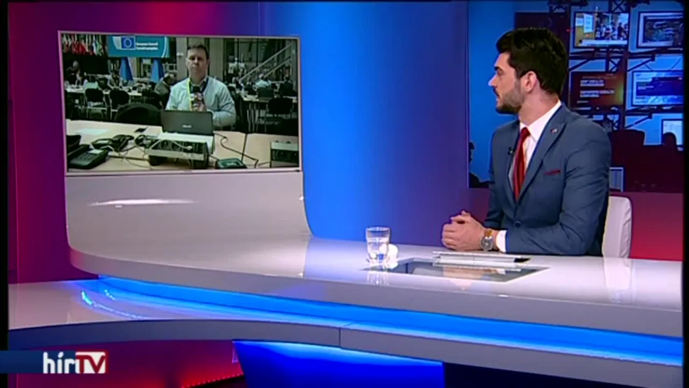 Élő bejelentkezés Brüsszelből - 12 óra