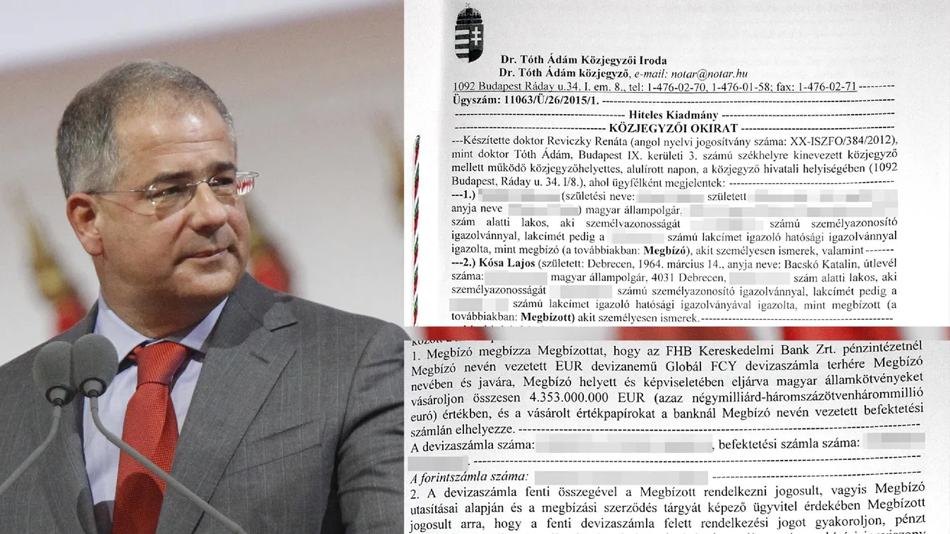 Kósa Lajos édesanyja számlájára kérhette a több százmilliót