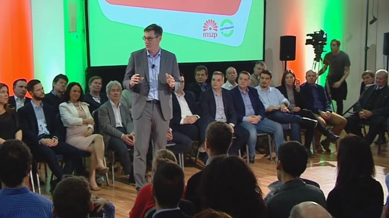 Bemutatta árnyékkormányát Karácsony Gergely