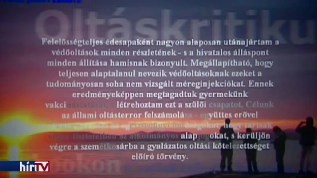 Csecsemőhalál: az orvosokra mutogat az oltásellenes apa