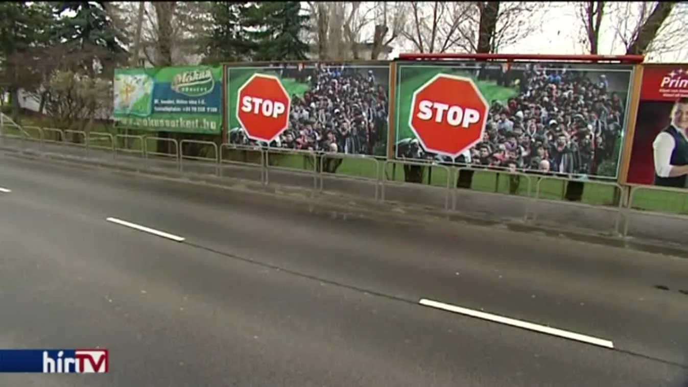 NVB: A STOP-plakátnak nincs köze a kampányhoz
