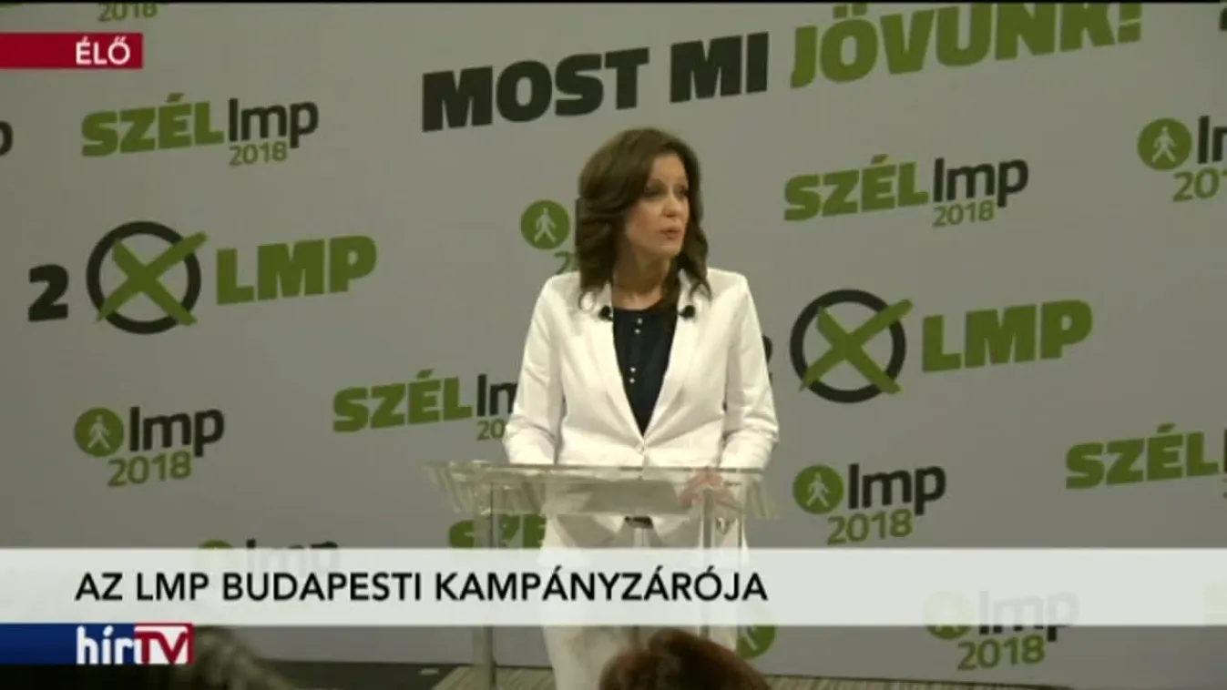Szél Bernadett beszéde az LMP budapesti kampányzáróján