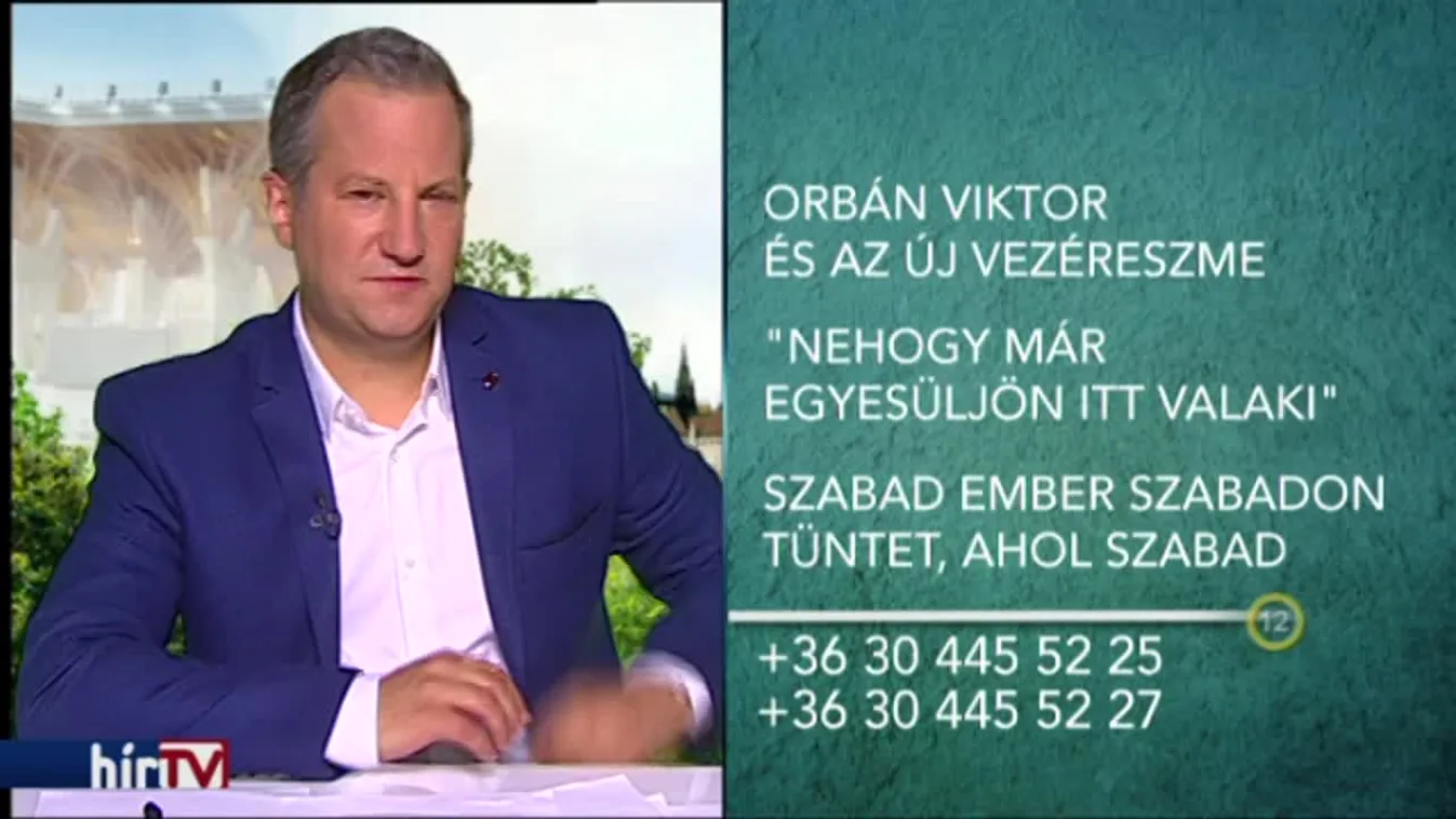 Tantusz - Szabad ember szabadon tüntet, ahol szabad