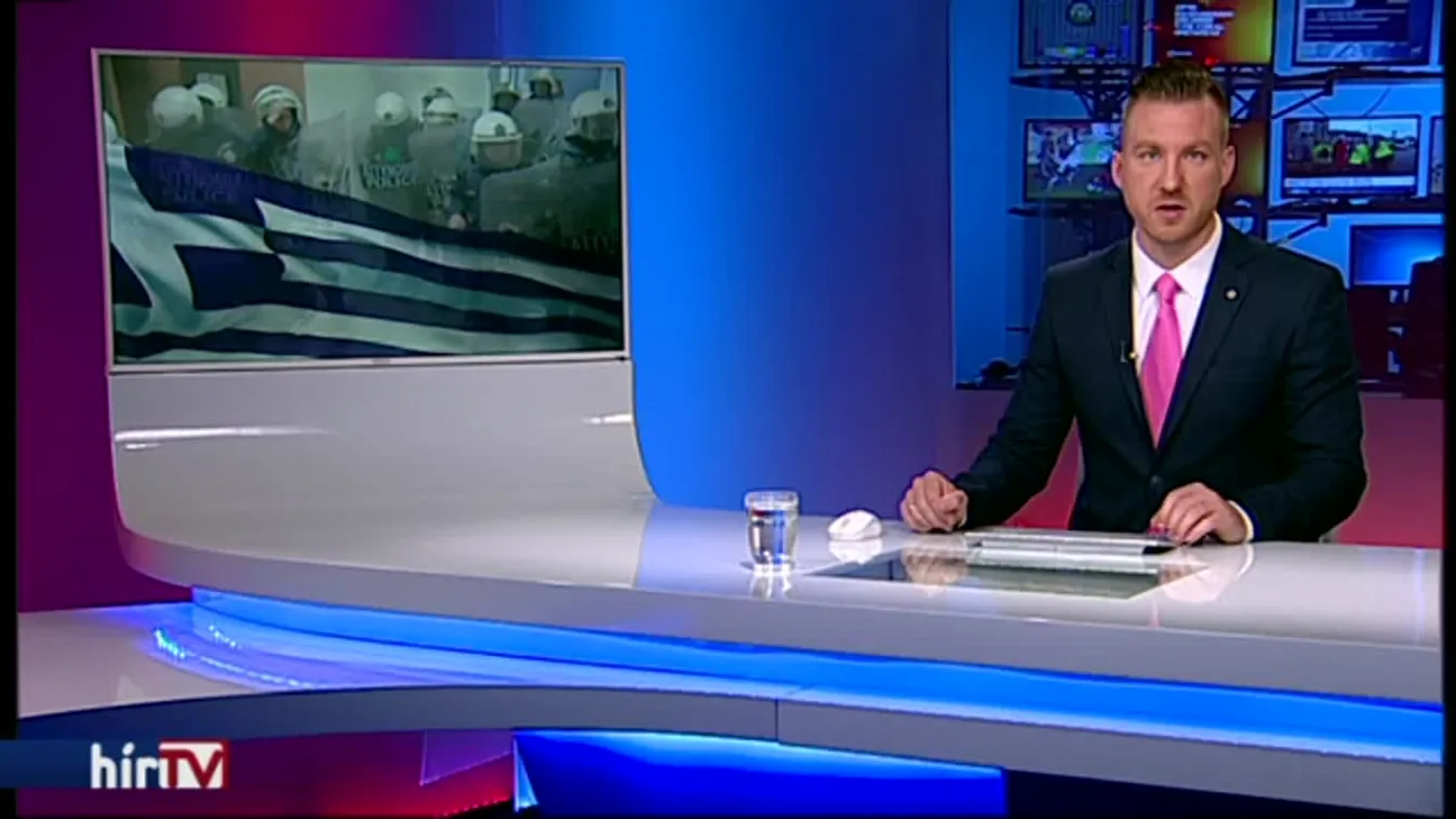 Nyugdíjasok tüntettek Athénban