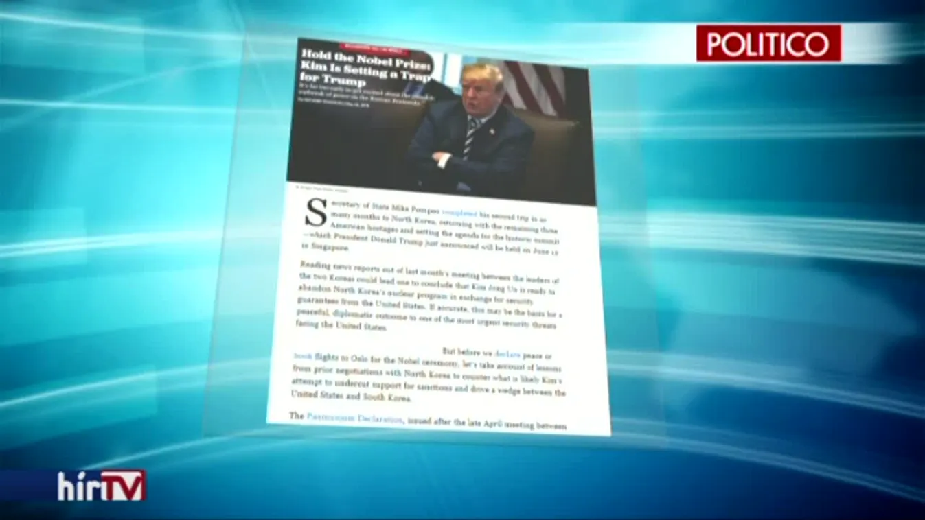 Trump magának adná a béke Nobel-díjat