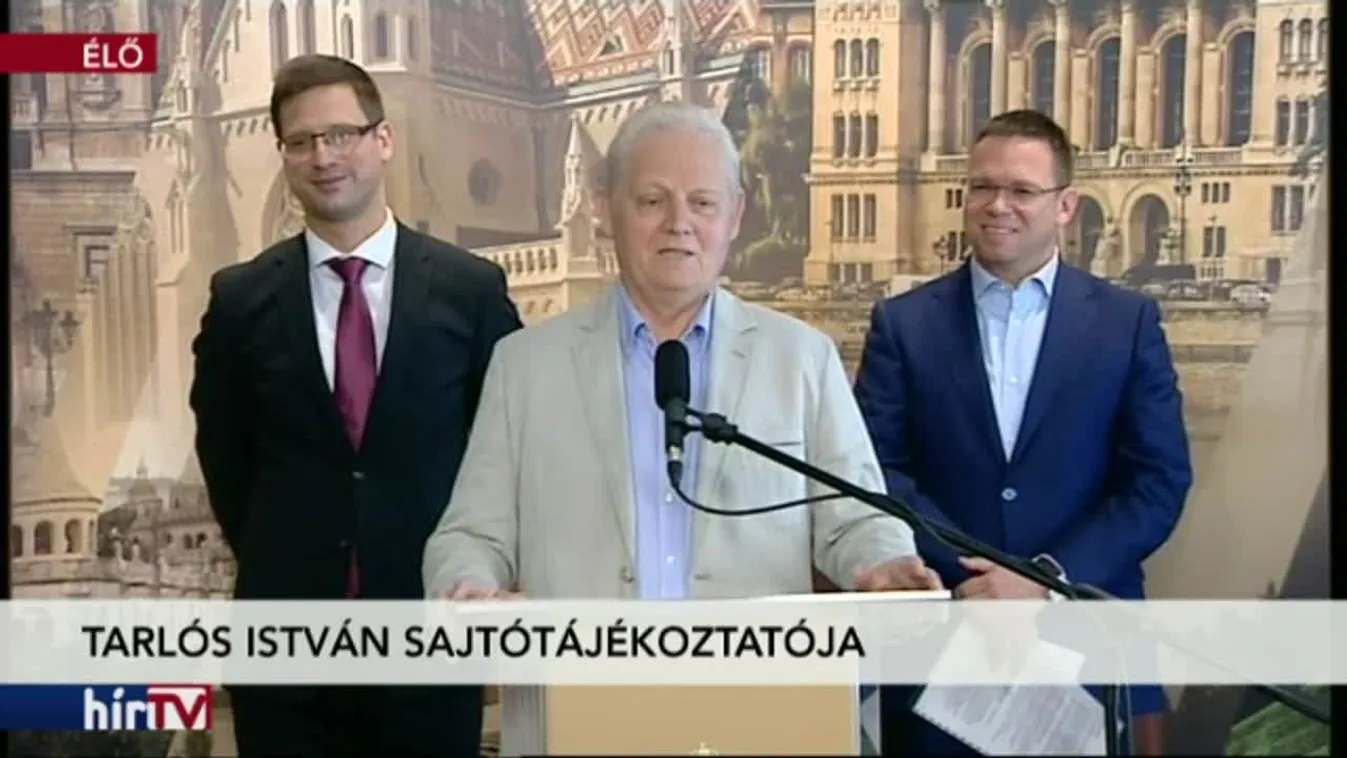 Tarlós István sajtótájékoztatója