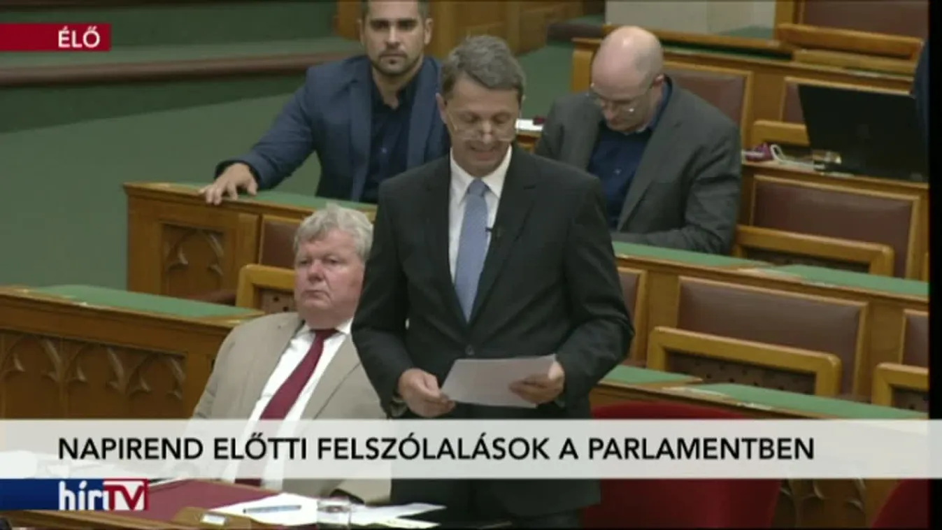 Napirend előtti felszólalások az Országgyűlésben