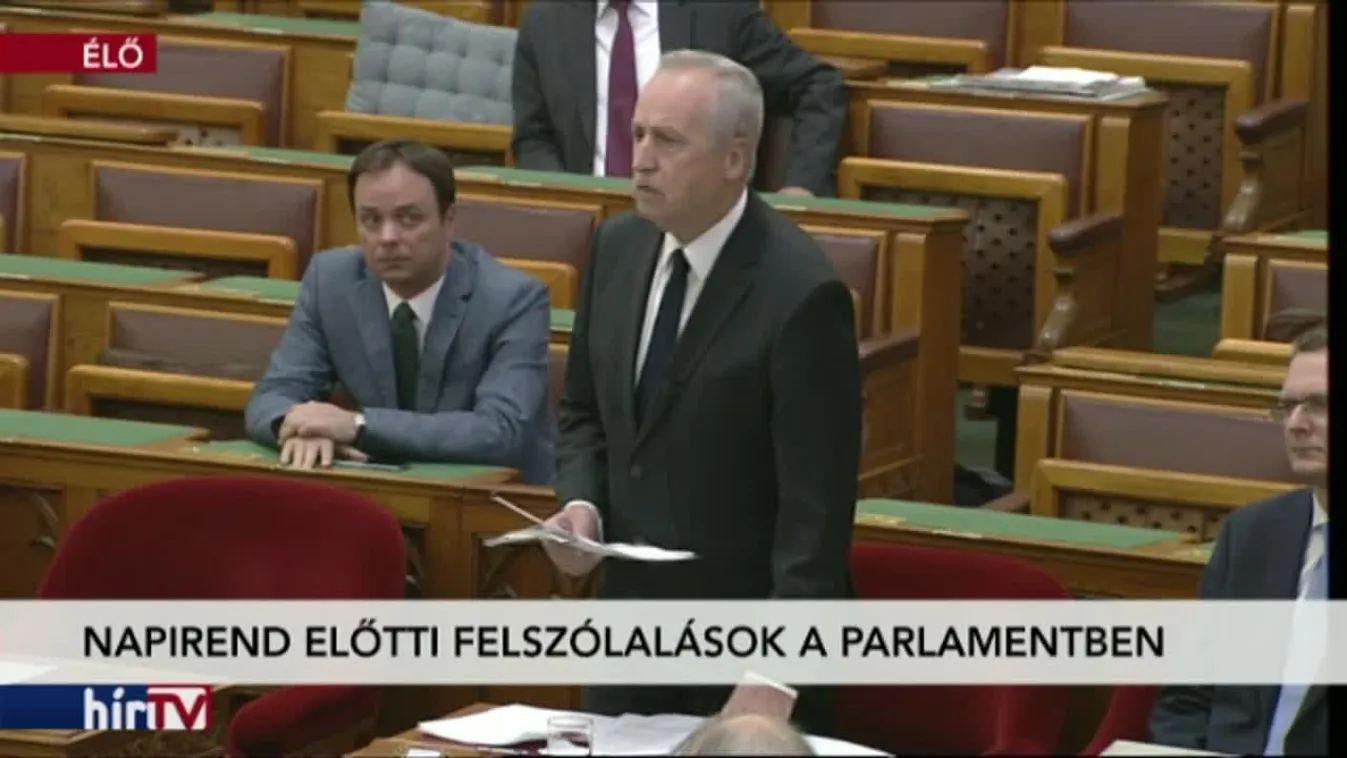 Napirend előtti felszólalások az Országgyűlésben