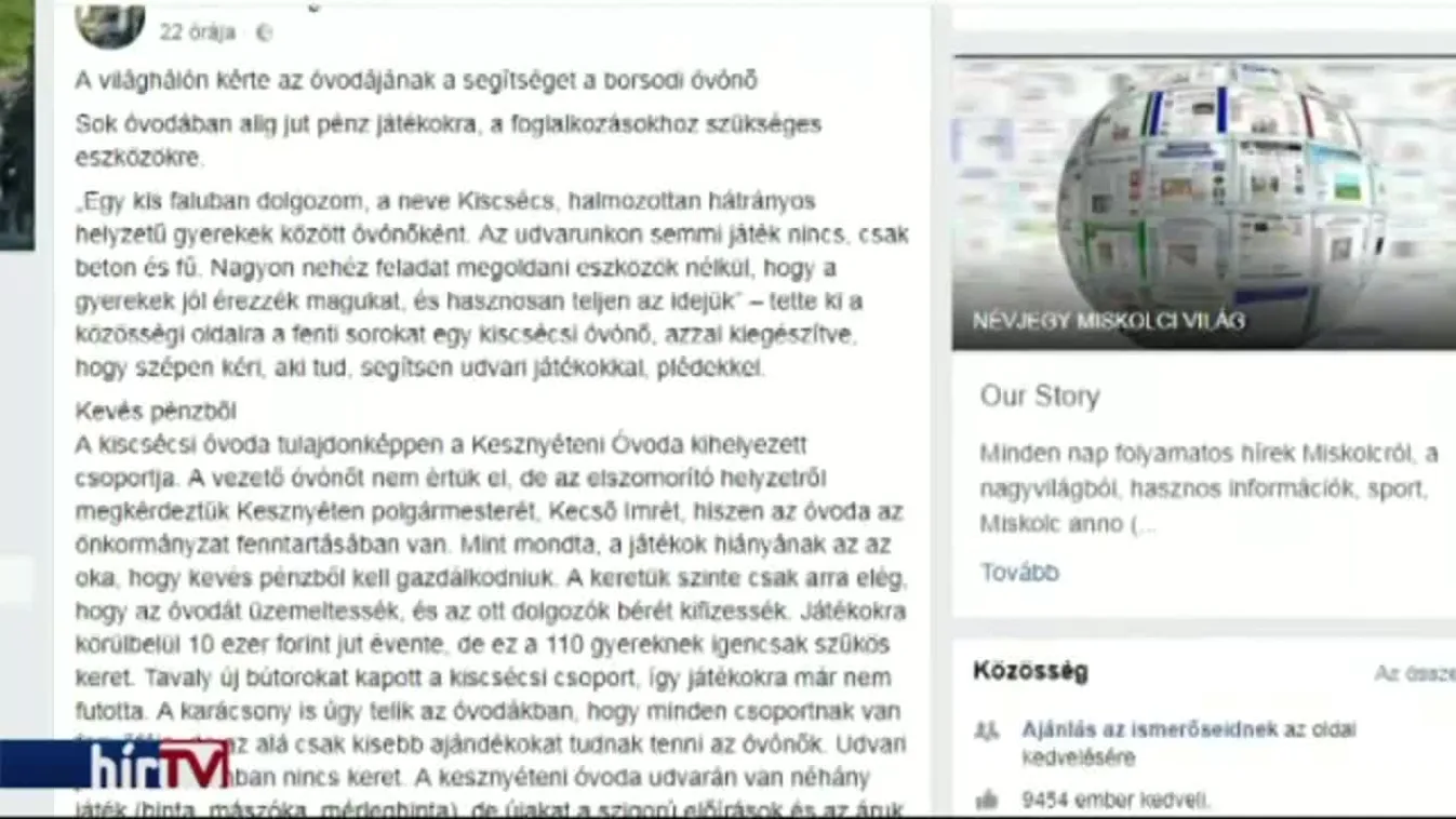 Csak beton és fű – az interneten kért a gyerekeknek játékokat az óvónő