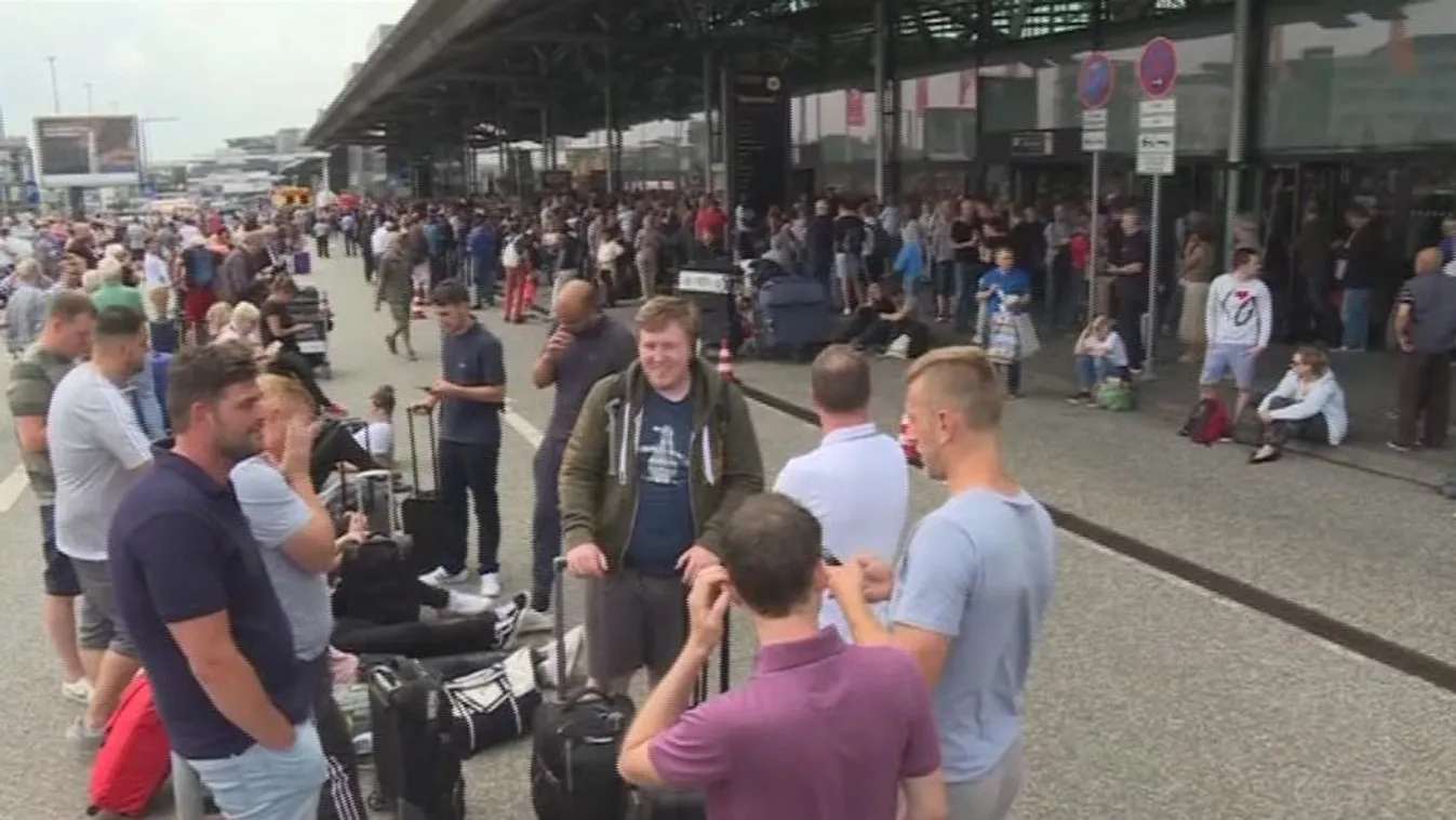 Egész napra bezárt a hamburgi repülőtér