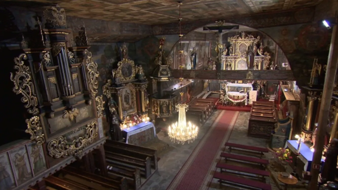 Magyar szentek lengyel földön – Vetítő