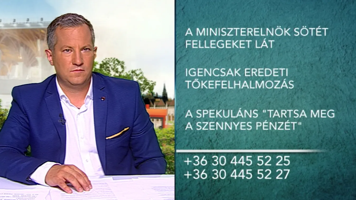 A spekuláns „tartsa meg a szennyes pénzét”