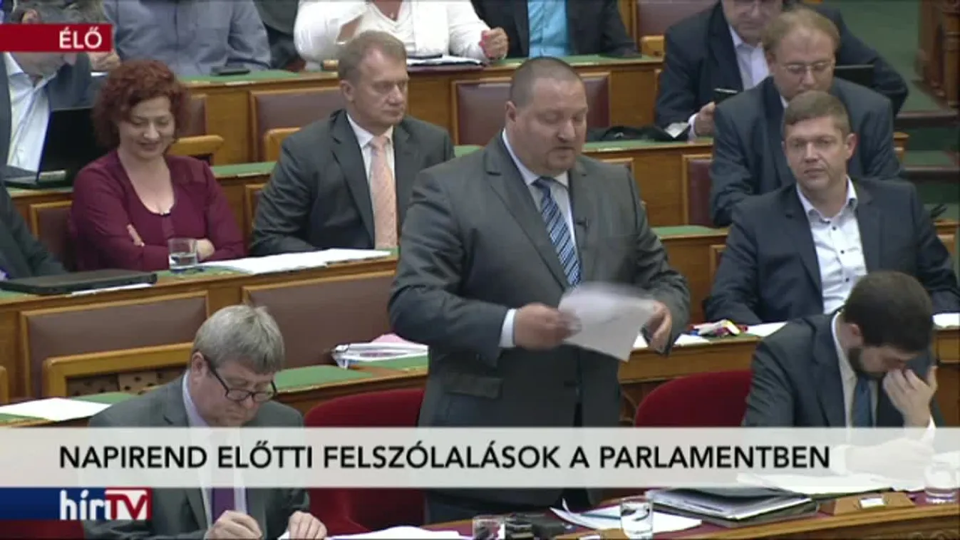 Napirend előtti felszólalások a Parlamentben