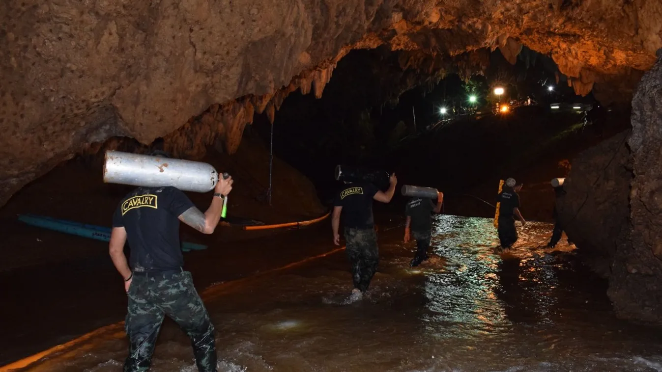 Az alacsony oxigénszint jelenti a legnagyobb gondot a thai barlangban