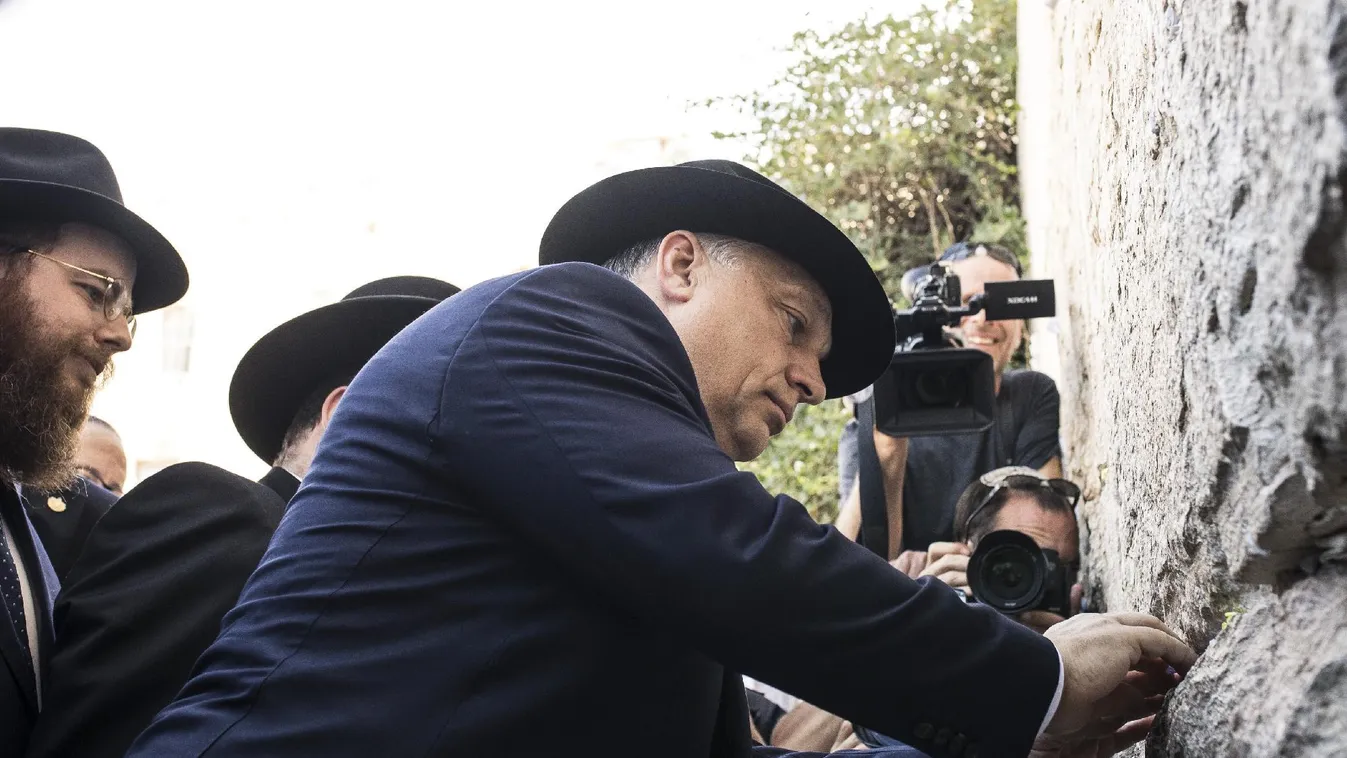 Hideget és meleget is kapott Orbán Viktor Izraelben