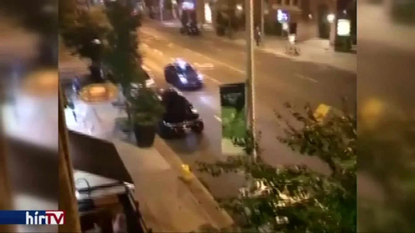 Tüzet nyitott egy férfi egy étterem előtt Torontóban