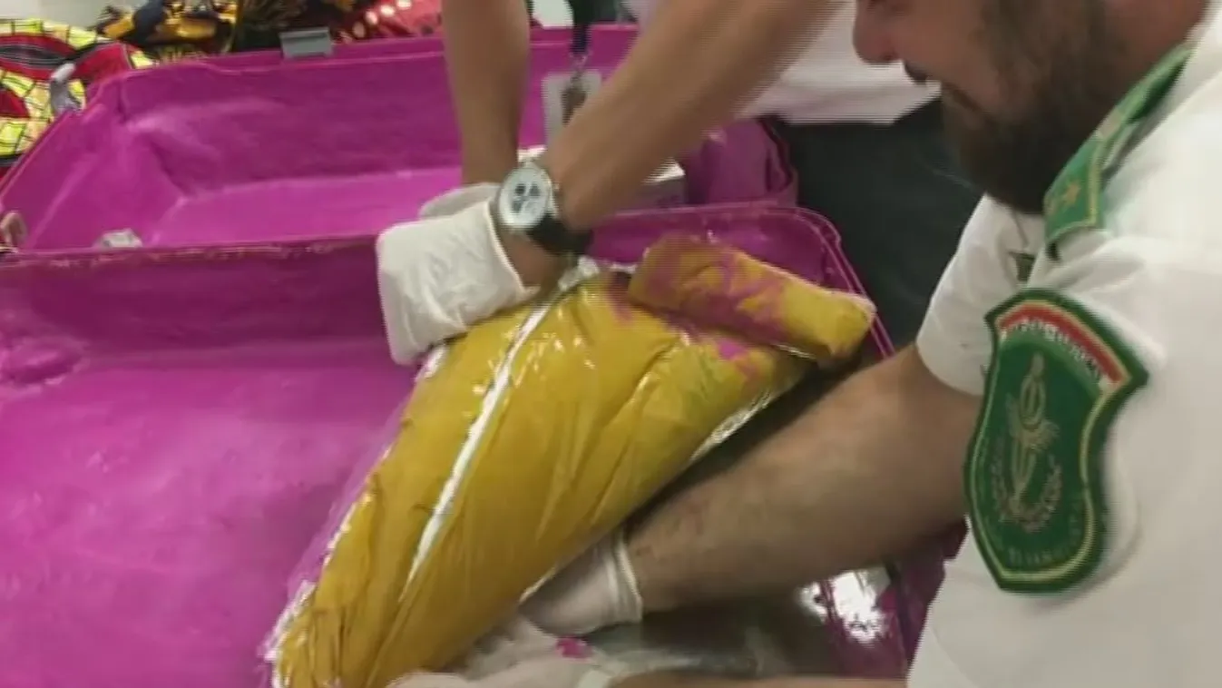 Több százmilliós reptéri drogfogás