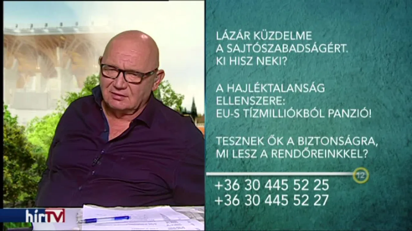 Lázár küzdelme a sajtószabadságért