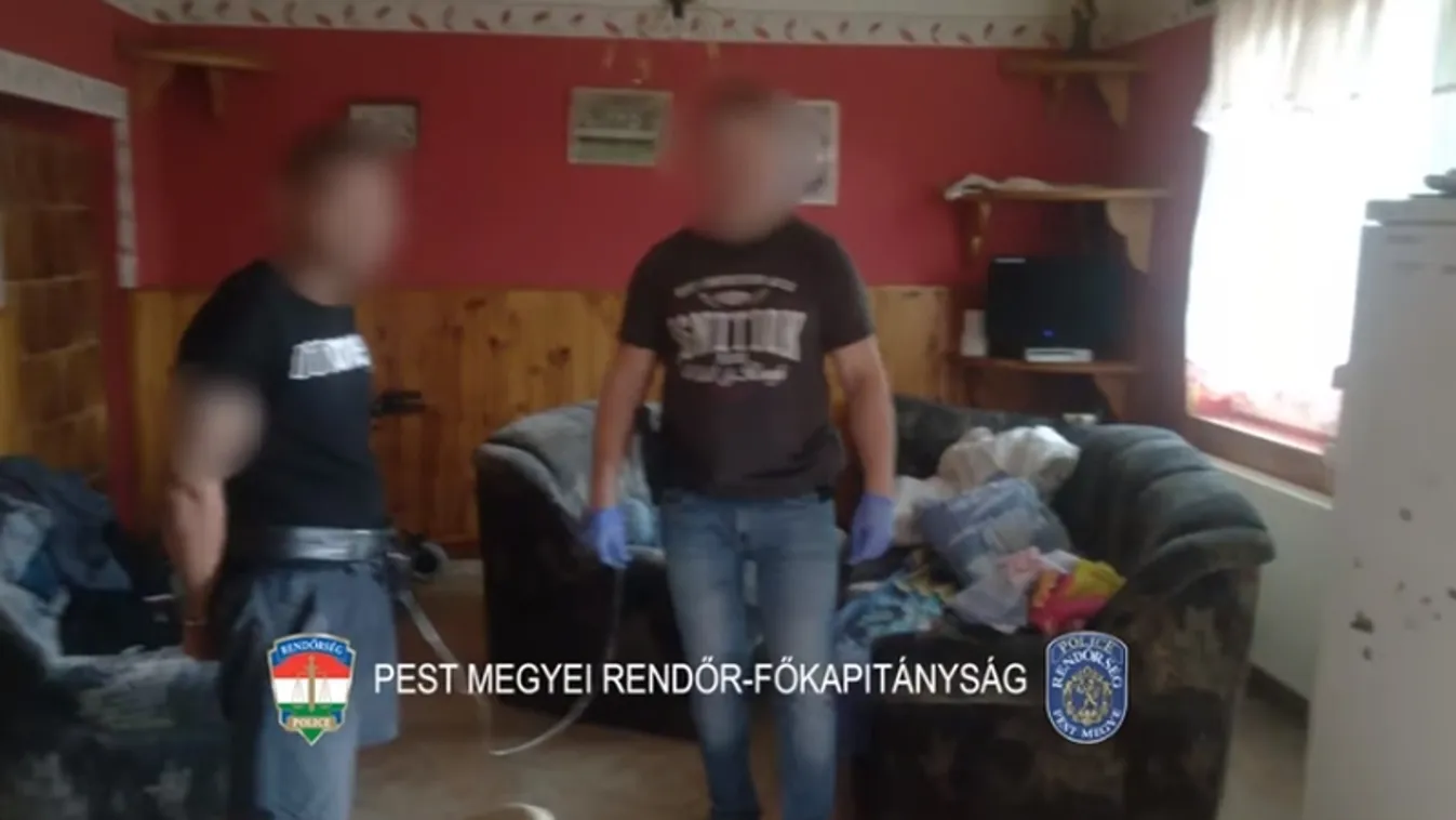 Rabolt, egy doboz alá bújt, elkapták