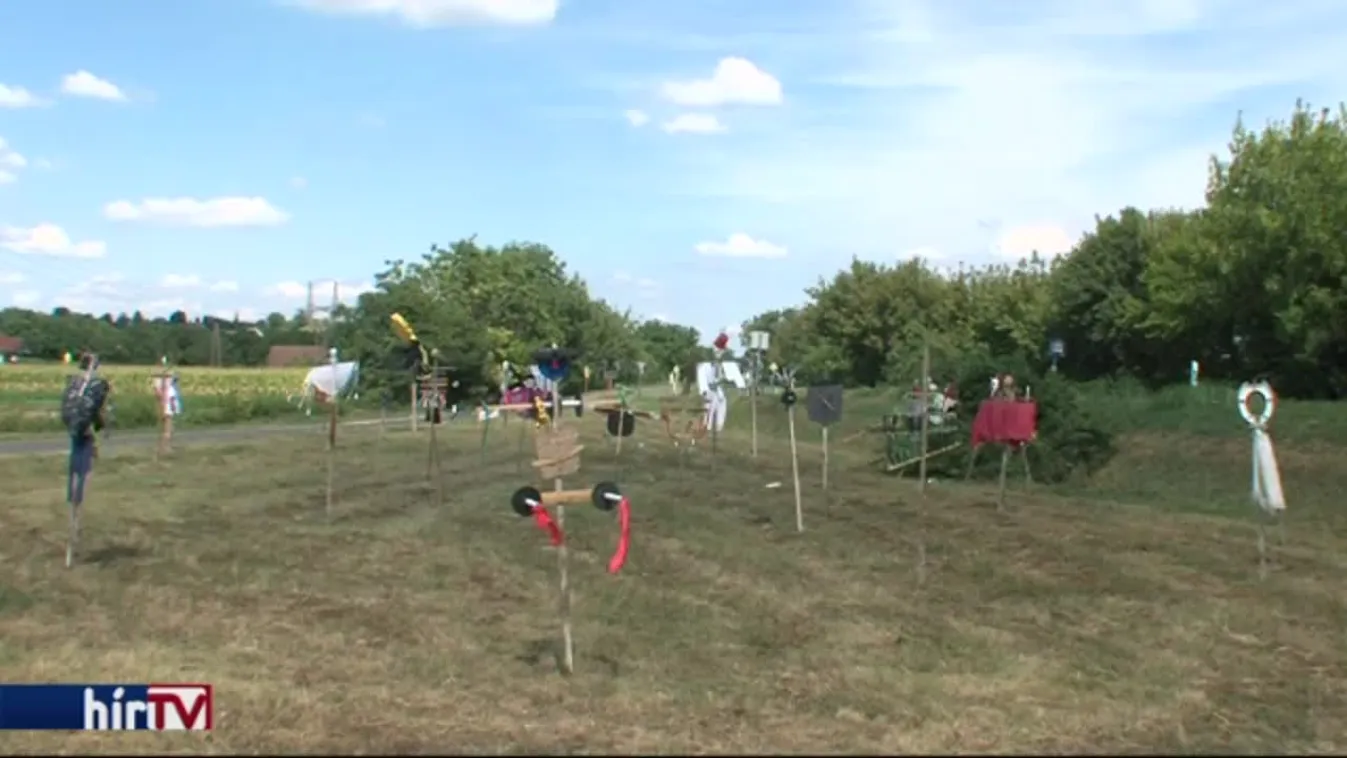 Madárijesztőket állítanak ki Mohácsnál