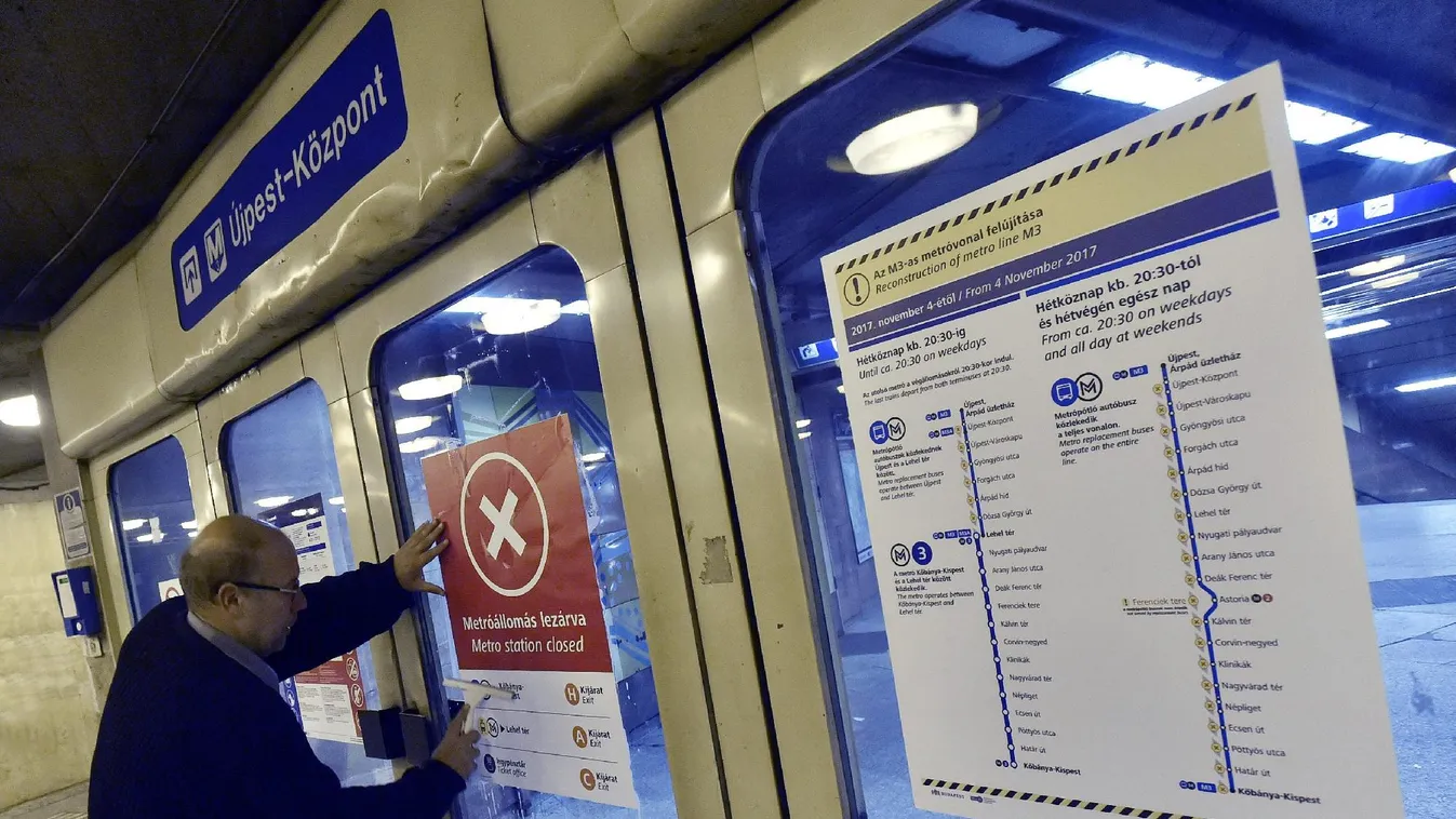 Késelés történt a hármas metró újpesti építési területén