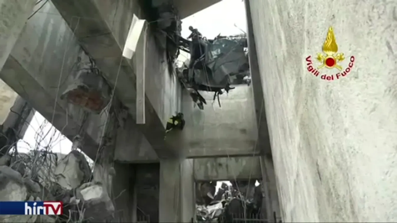 Még mindig a túlélőket kutatják Genovában