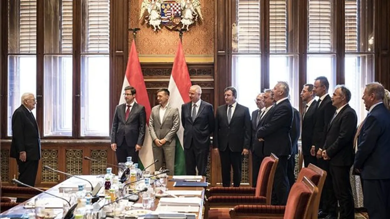 A 90 éves Boross Pétert köszöntötték az Országházban