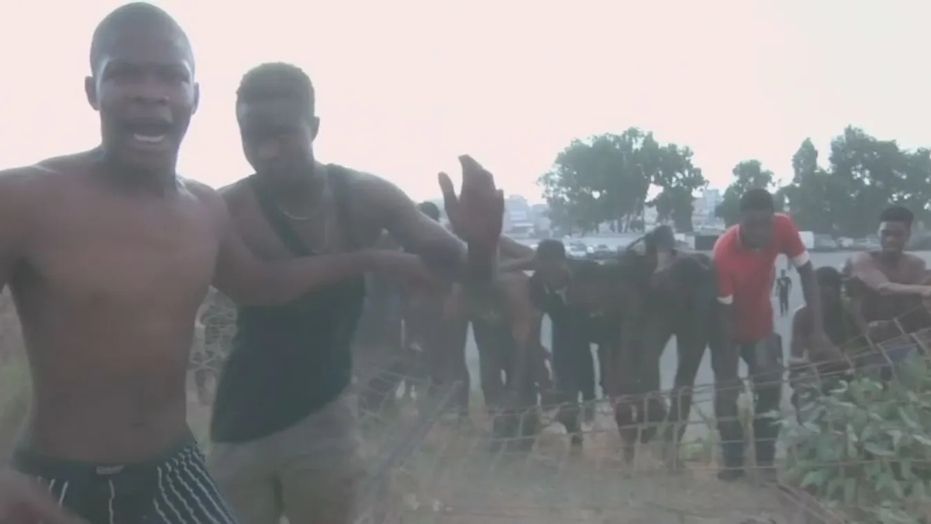 Megsérültek a migránsok, miközben átmásztak egy falon Spanyolországba