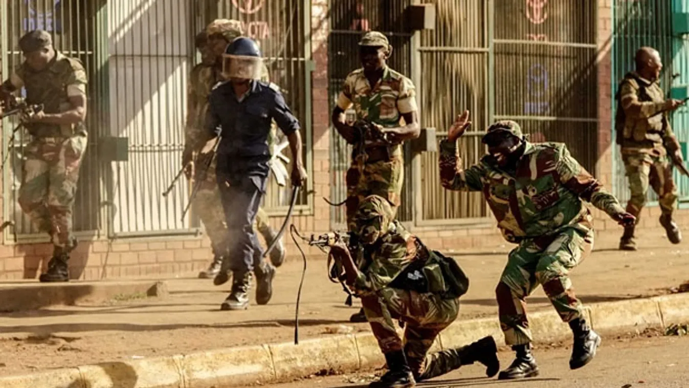 Ellenzéki tüntetők közé lőtt a hadsereg Zimbabwében