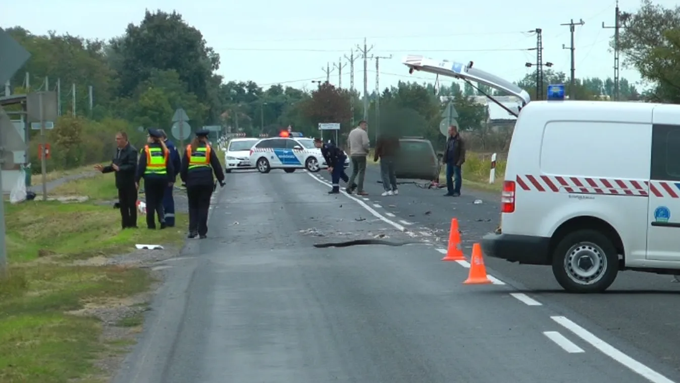 A helyszínen életét vesztette az elütött kerékpáros