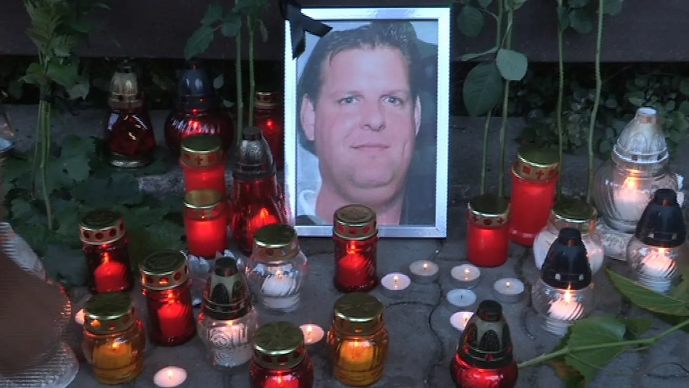 A halálra vert fiatal borász emlékére gyúltak a gyertyák Badacsonyban